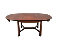 Art Deco Amsterdamse School Extendable Dining Room Table by Piet Kramer, 1920s