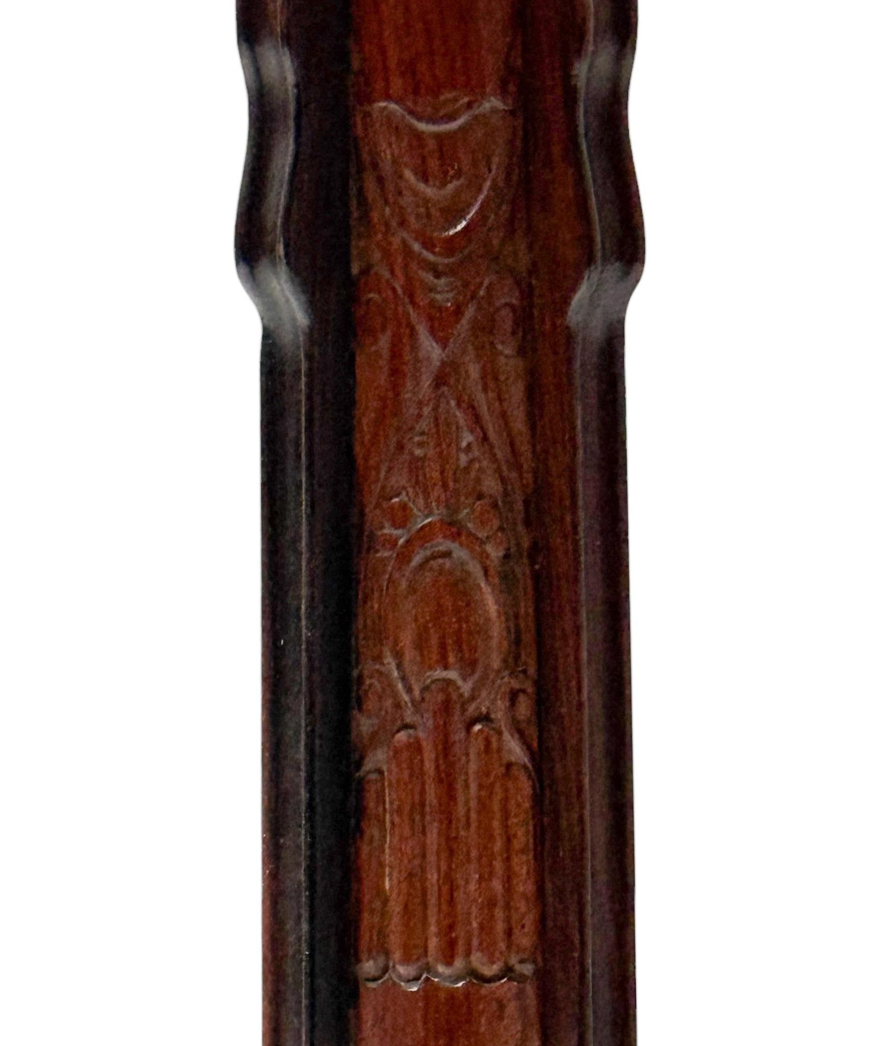 Art Deco Amsterdamse School Floor Lamp with Silk Shade, 1920s 2