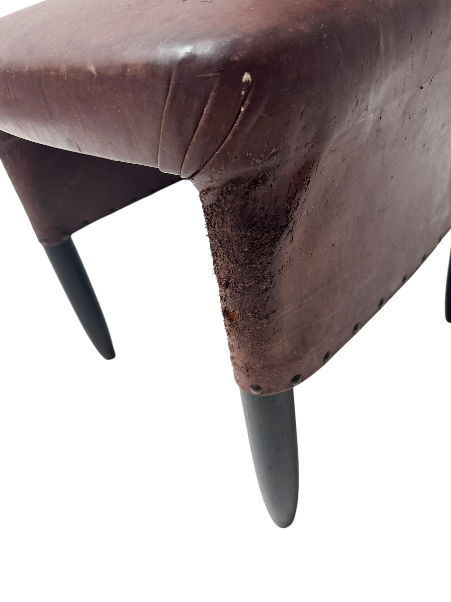 Chaise d'appoint à dossier haut de l'école d'Amsterdam Art déco par Michel De Klerk, 1916 en vente 6