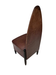 Art Deco Amsterdamse School High-Back Side Chair by Michel de Klerk, 1916