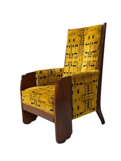 Art Deco Lounge Chair by Cornelis van der Sluys, 1918, Dutch Design