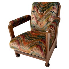 Art Deco Amsterdamse School Lounge Chair by Max Coini, 1920s