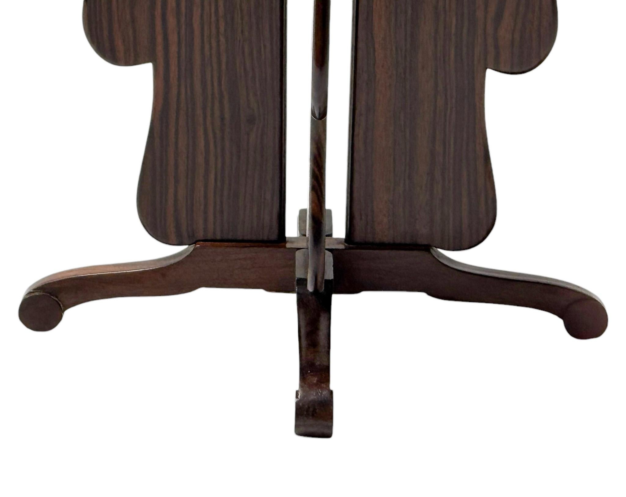 Art Deco Amsterdamse School Macassar Side Table by Max Coini Amsterdam, 1920s 5