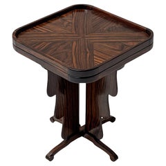 Art Deco Amsterdamse School Macassar Side Table by Max Coini Amsterdam, 1920s