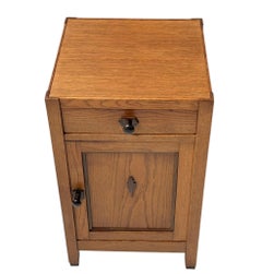 Art Deco Amsterdamse School Nightstand or Bedside Table, 1920s