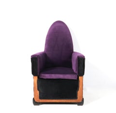 Art Deco Amsterdamse School Oak Lounge Chair by Paul Bromberg for Pander, 1920s