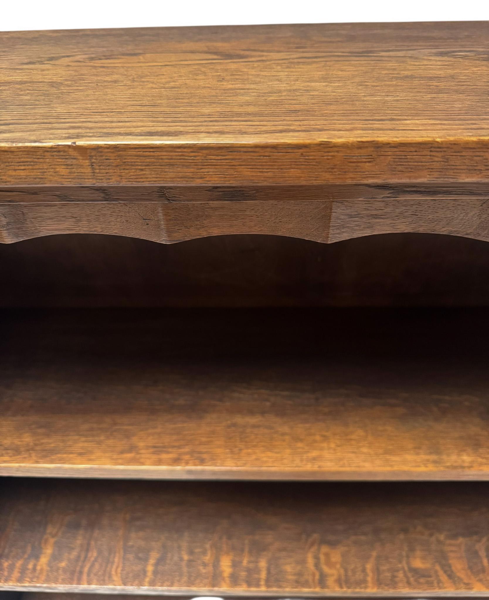 Chêne Bibliothèque ouverte de l'école d'Amsterdam Art déco par Willem Penaat pour Metz & Co, années 1920 en vente