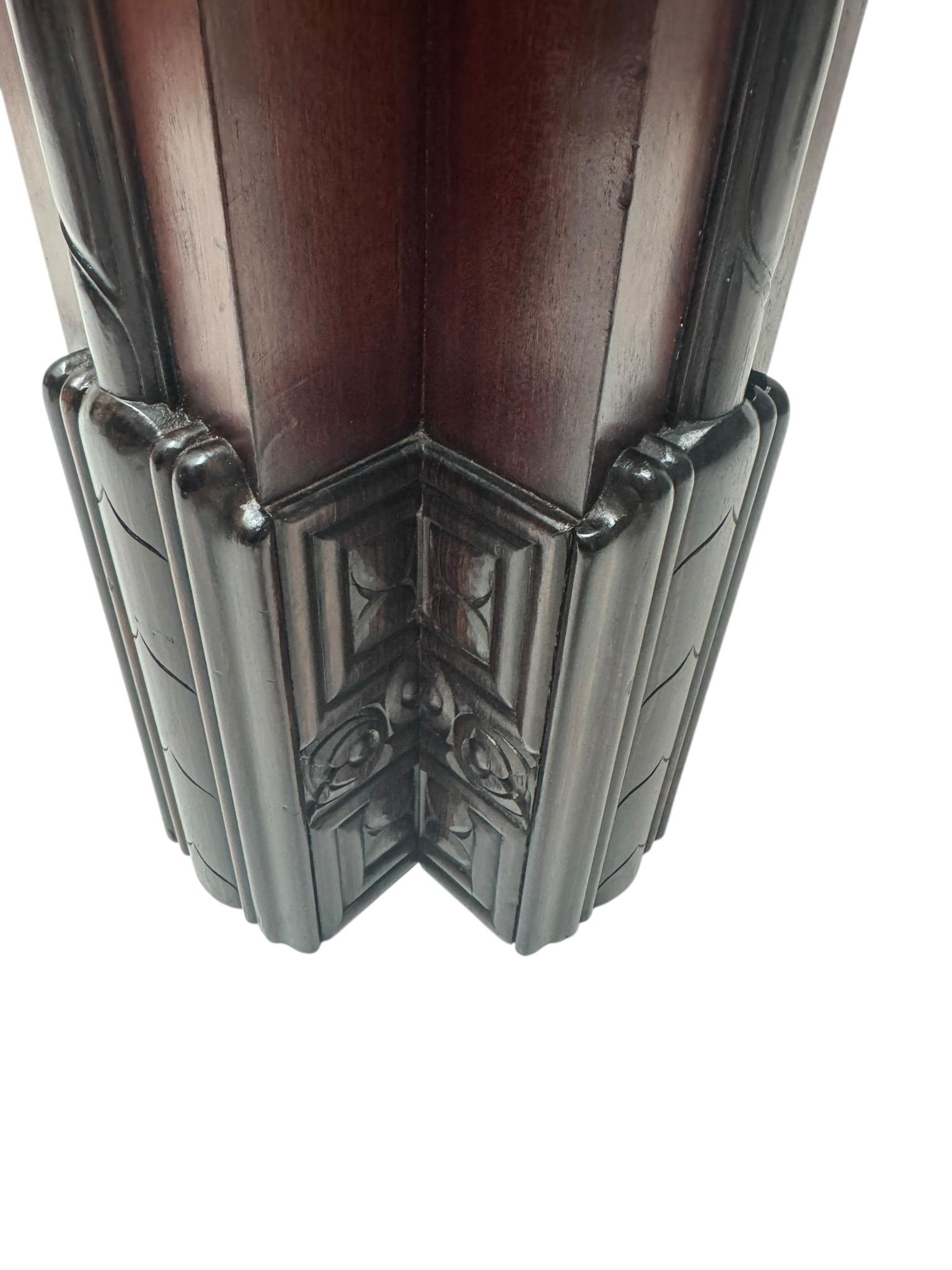 Art Deco Amsterdamse School Pedestal by F.A. Warners, 1920s For Sale 6