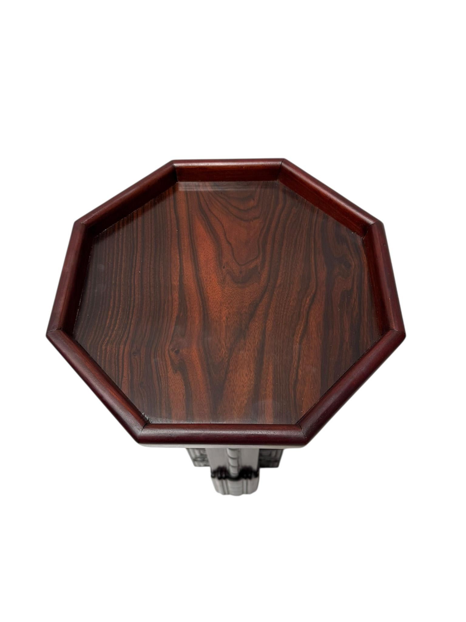 Art Deco Amsterdamse School Pedestal by F.A. Warners, 1920s For Sale 9