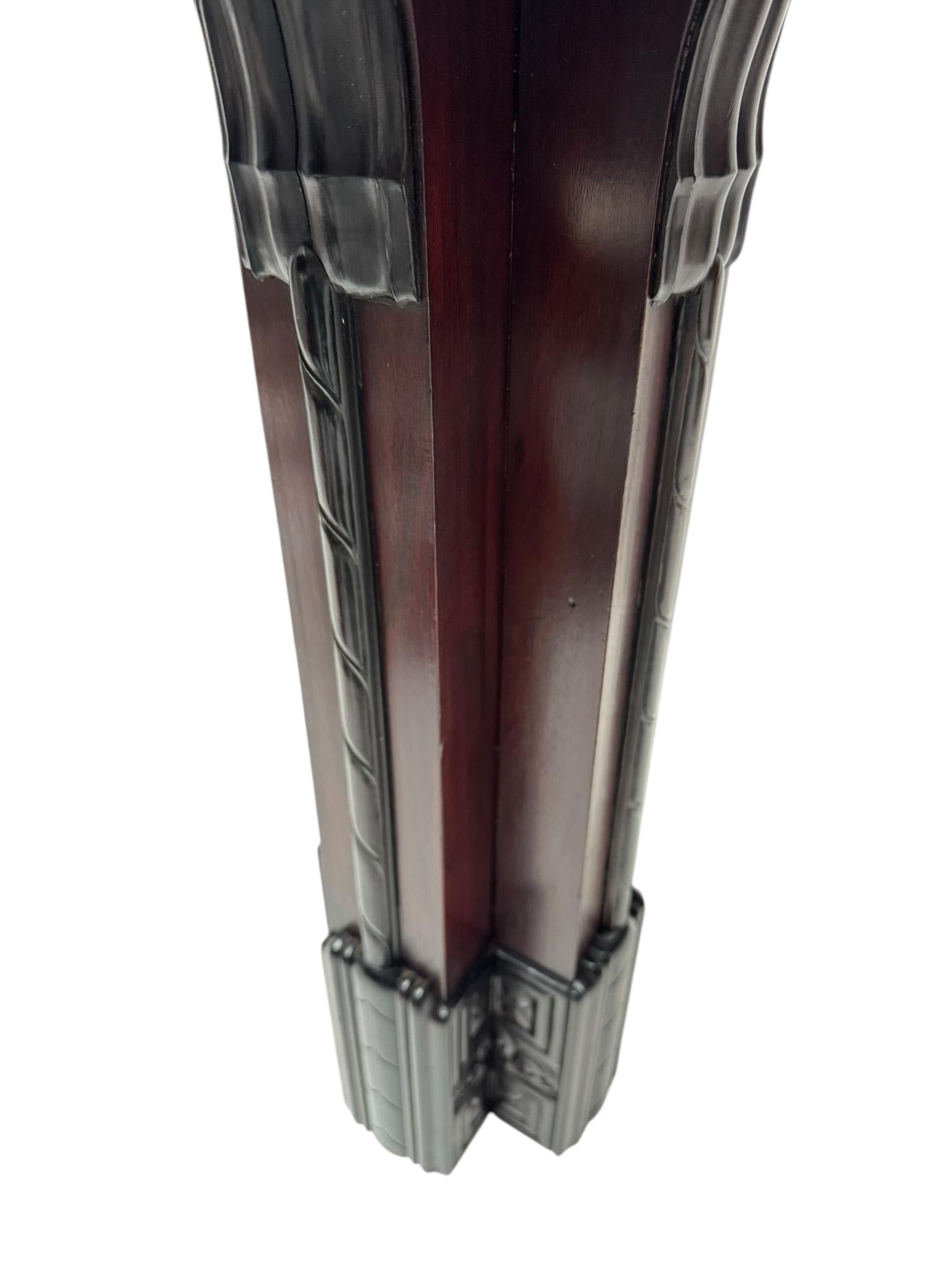 Art Deco Amsterdamse School Pedestal by F.A. Warners, 1920s For Sale 3