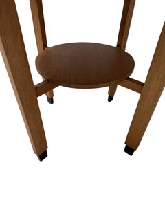 Art Deco Amsterdamse School Round Side Table, 1920s