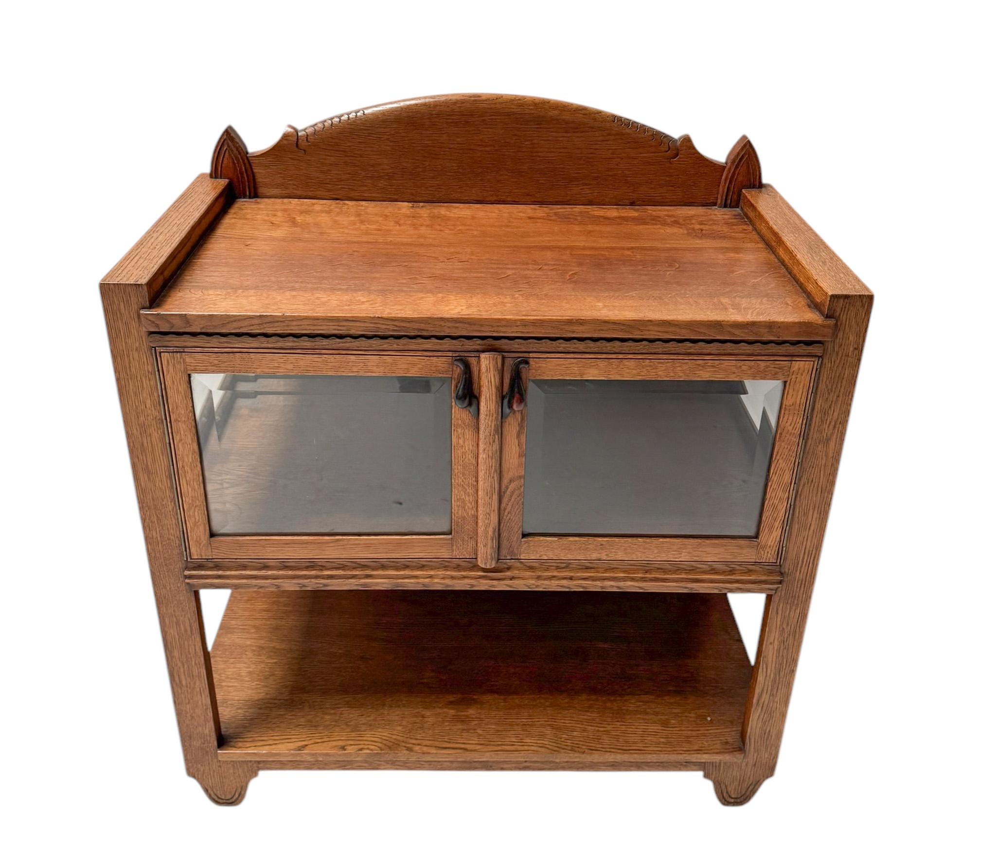 Art Deco Amsterdamse School  Serving Cabinet by Hildo Krop, 1920s For Sale 1