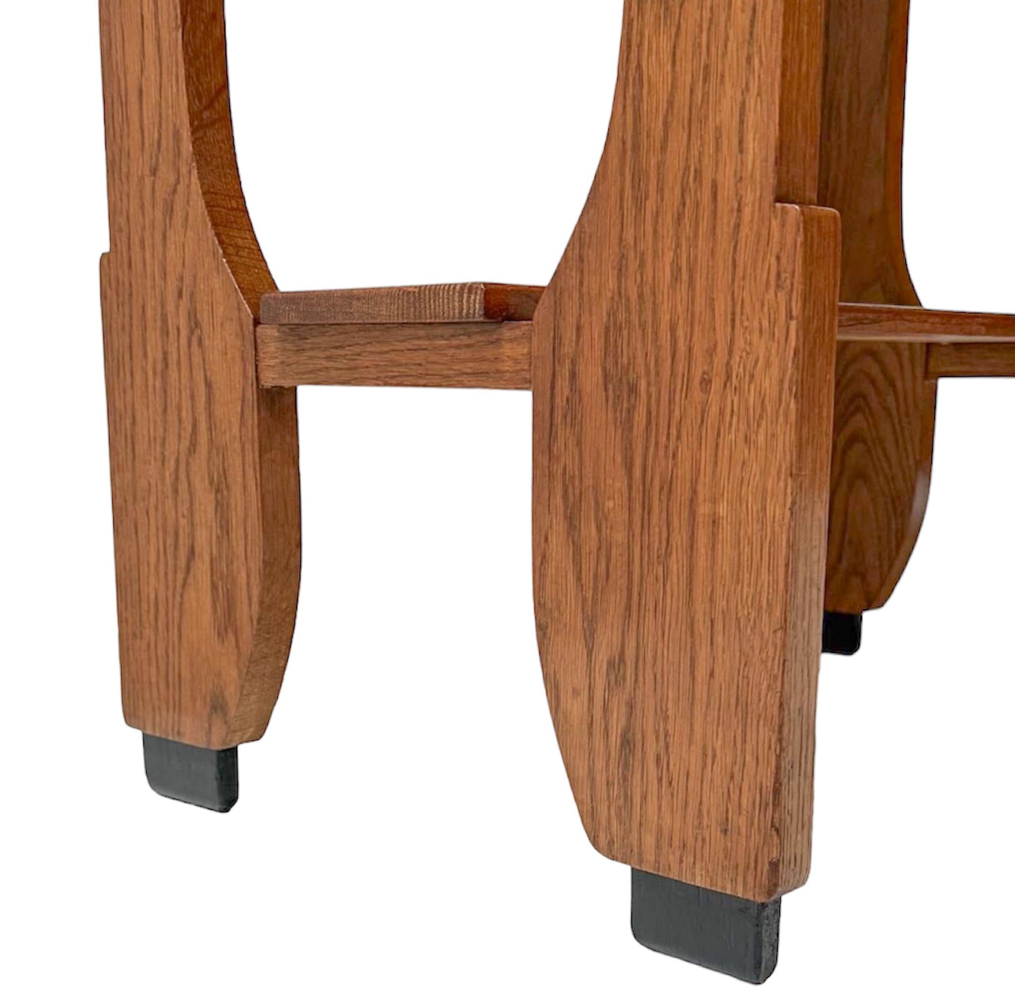 Macassar Table à couture Art Déco Amsterdamse School de Dijst's Meubelfabriek Amsterdam en vente