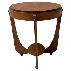 Art Deco Amsterdamse School Side Table, 1920s
