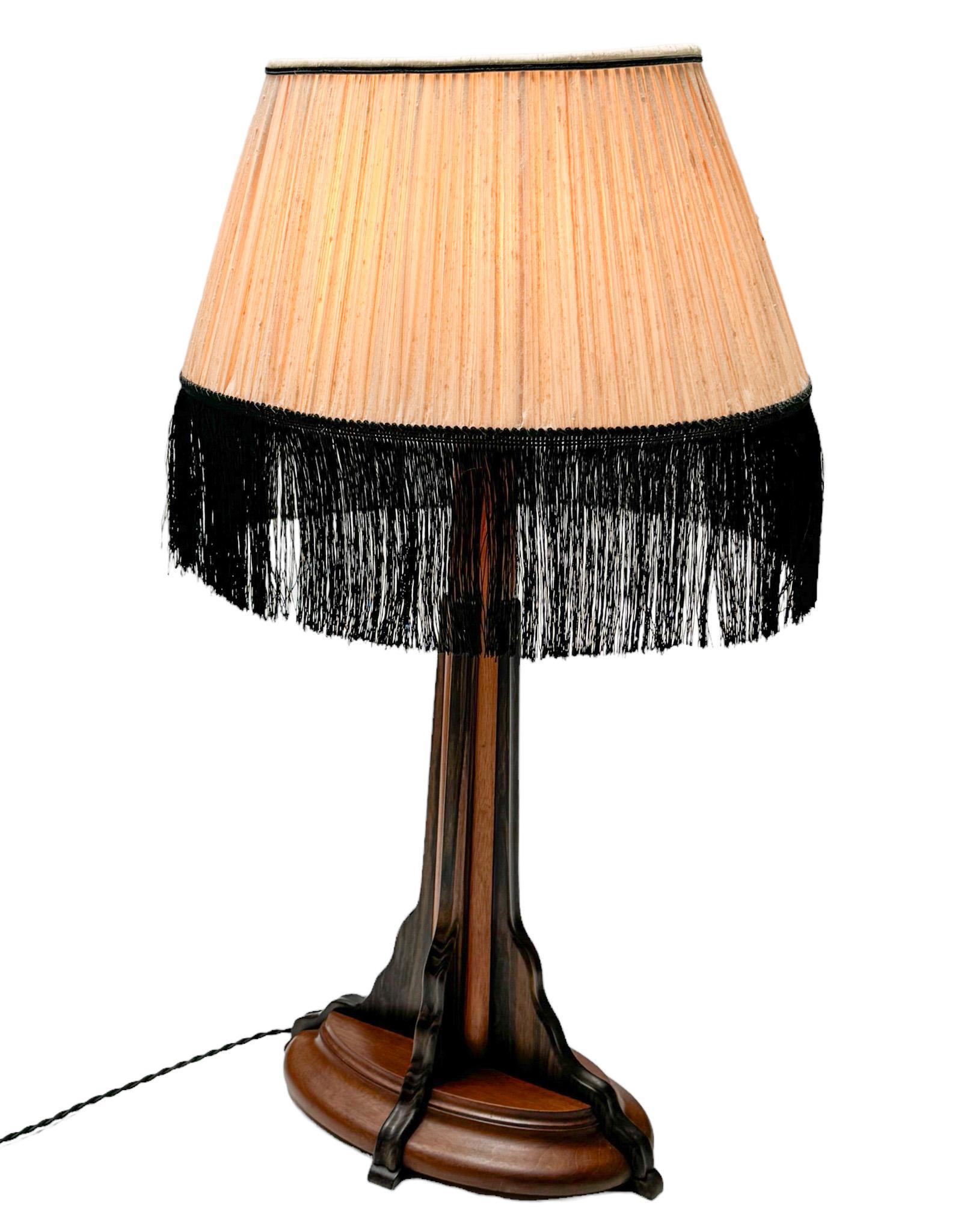 Early 20th Century Art Deco Amsterdamse School Table Lamp, 1920s For Sale