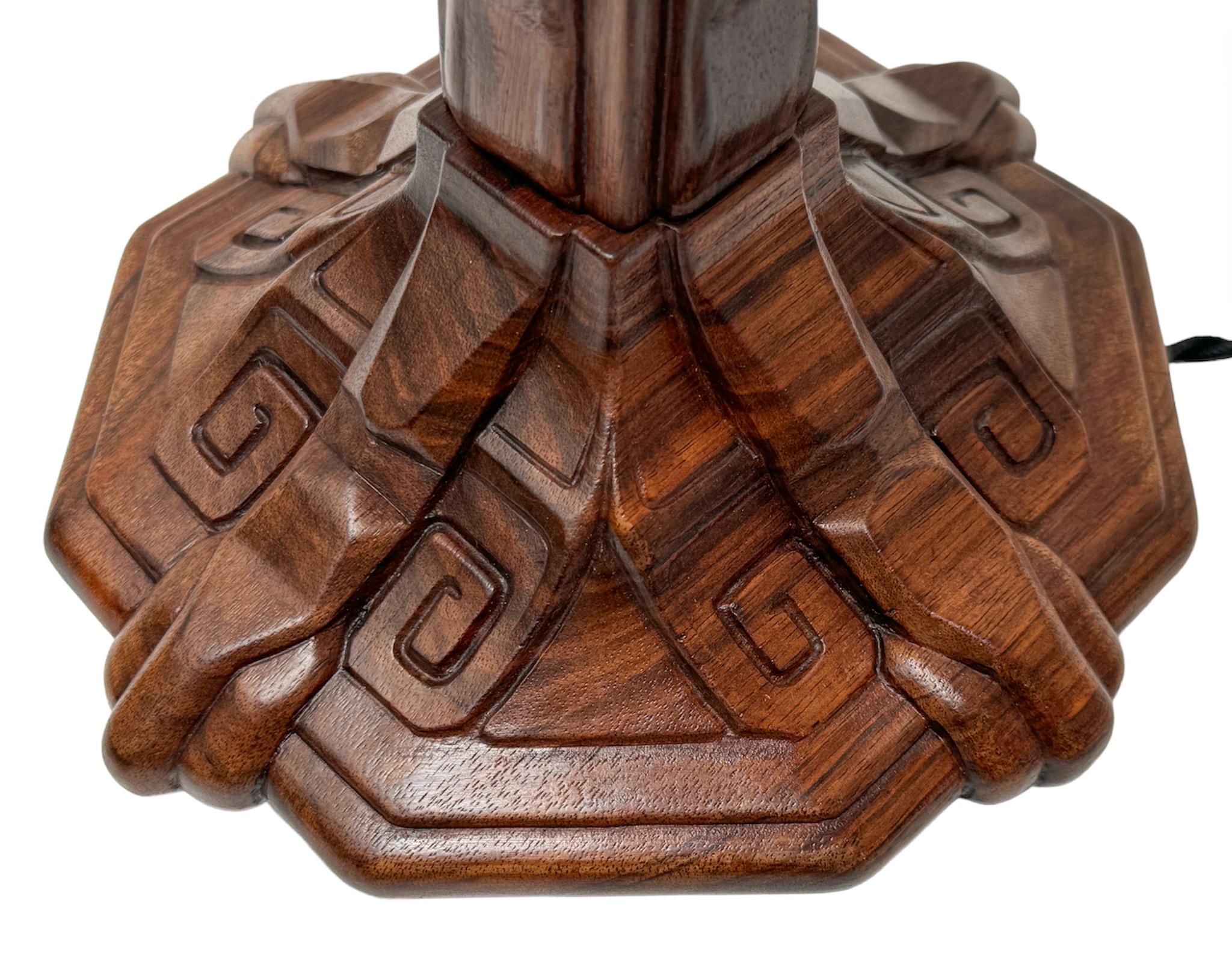 Art Deco Amsterdamse School Table Lamp by Napoleon le Grand, 1920s 2