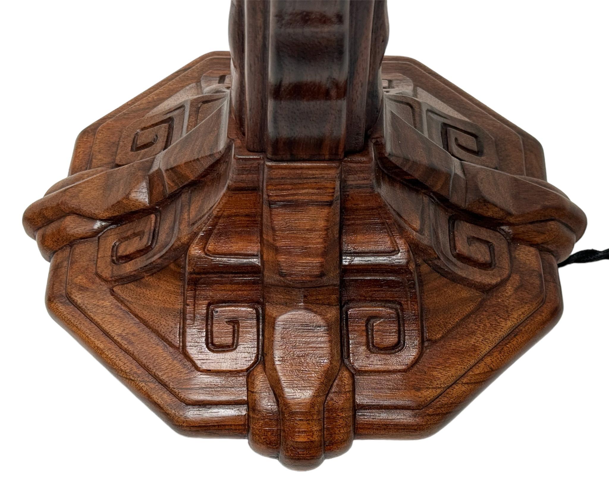 Art Deco Amsterdamse School Table Lamp by Napoleon le Grand, 1920s 3