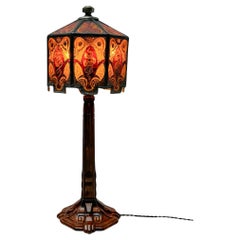 Art Deco Amsterdamse School Table Lamp by Napoleon le Grand, 1920s