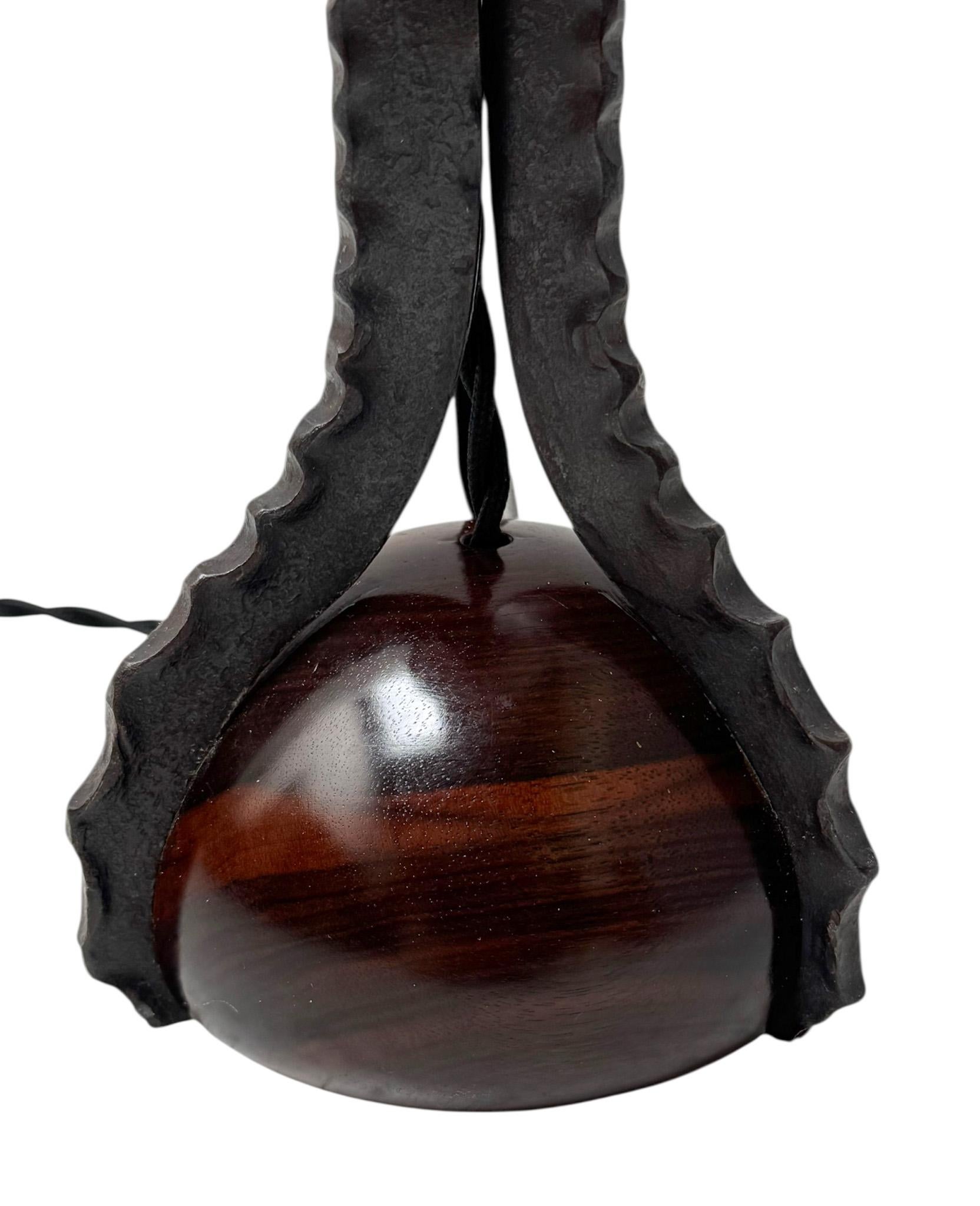 Lampe de table Art déco de l'école d'Amsterdam par Piet Kramer, années 1920 en vente 5