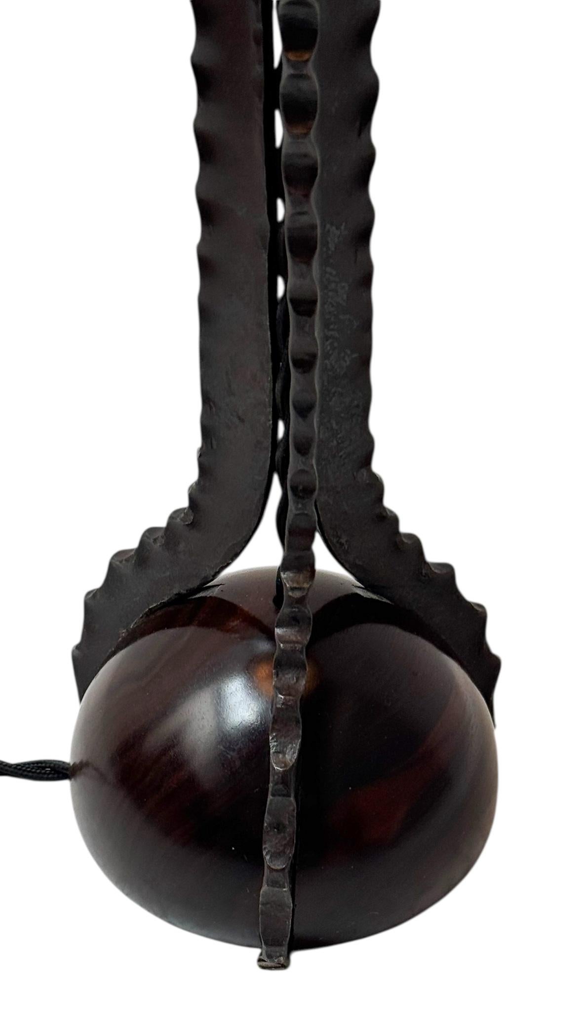 Art Deco Amsterdamse School Tischlampe von Piet Kramer, 1920er Jahre im Angebot 6