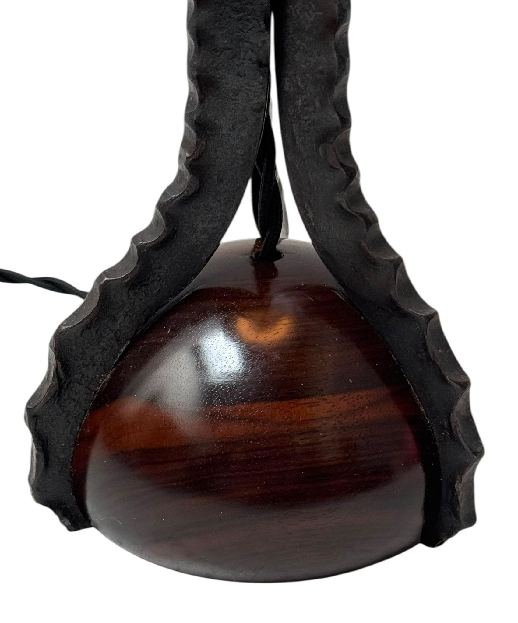 Lampe de table Art déco de l'école d'Amsterdam par Piet Kramer, années 1920 en vente 7