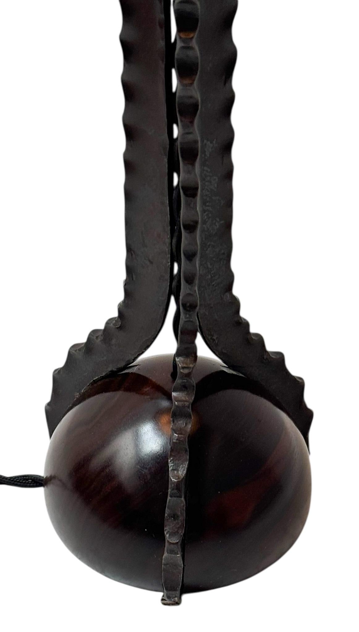 Lampe de table Art déco de l'école d'Amsterdam par Piet Kramer, années 1920 en vente 8