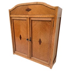 Art Deco Amsterdamse School Wall Cabinet by 't Woonhuys Amsterdam, 1920s
