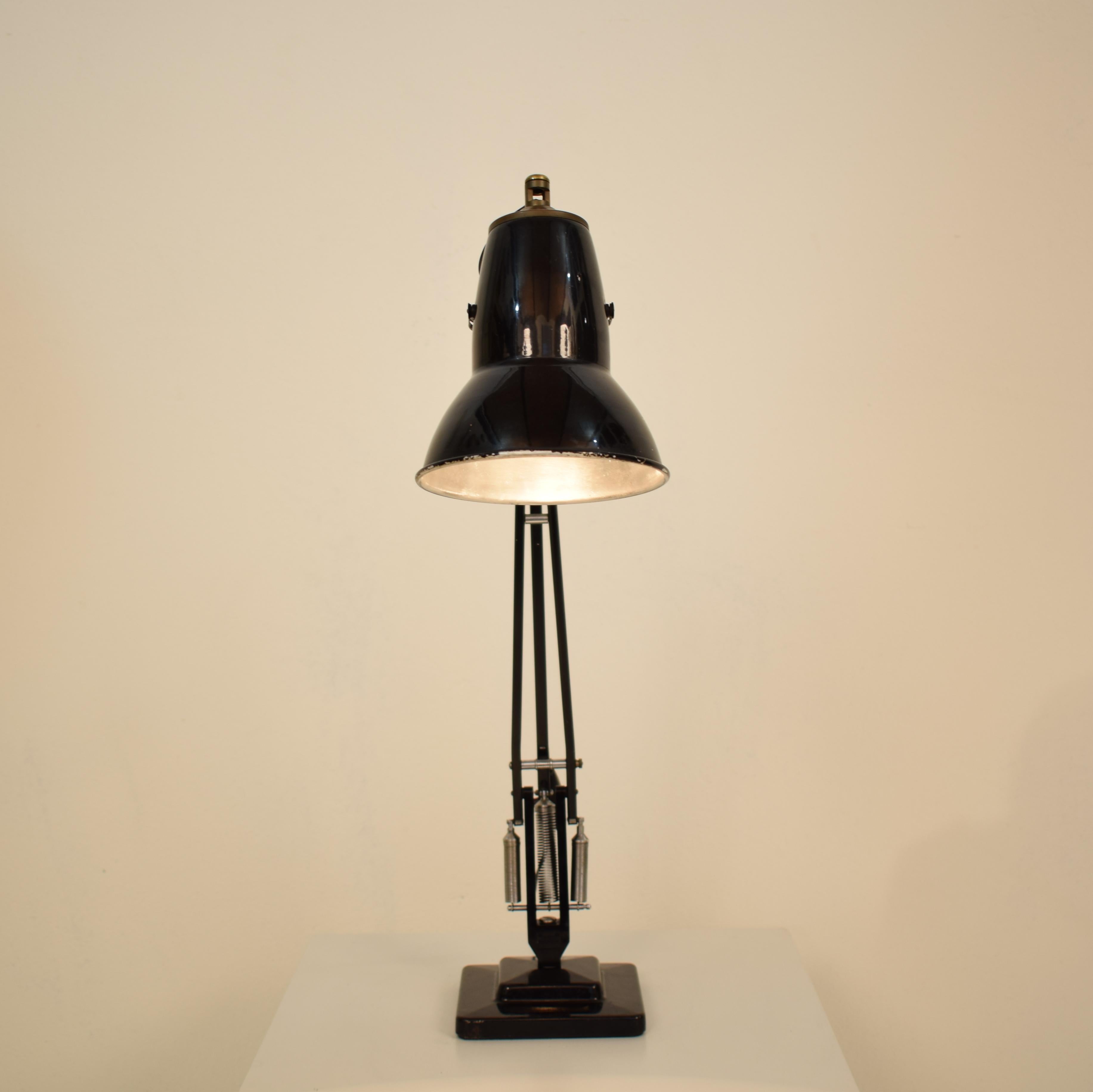 Metal Art Deco Anglepoise Desk Lamp for Herbert Terry & Sons by George Carwardine