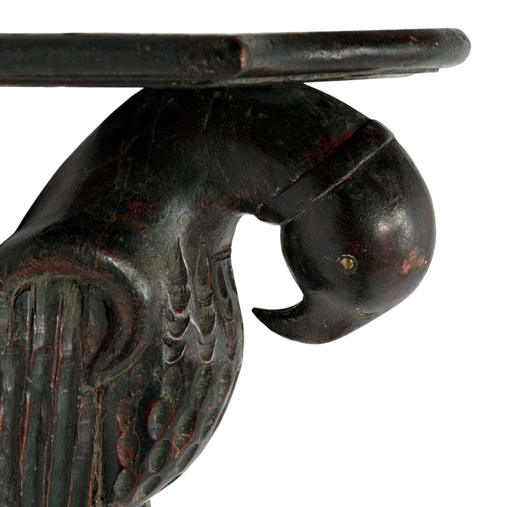 Art Deco Anglo Indian Bird Wall Bracket In Good Condition For Sale In Palm Beach, FL