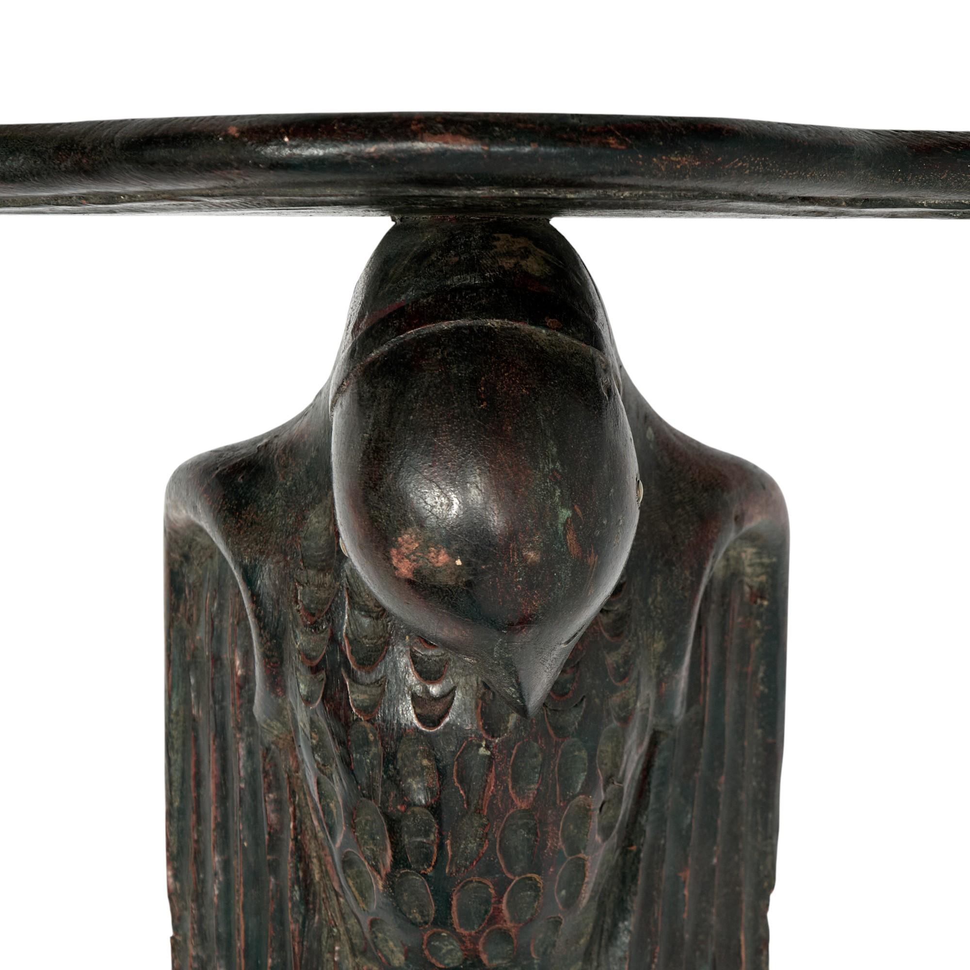Hardwood Art Deco Anglo Indian Bird Wall Bracket For Sale
