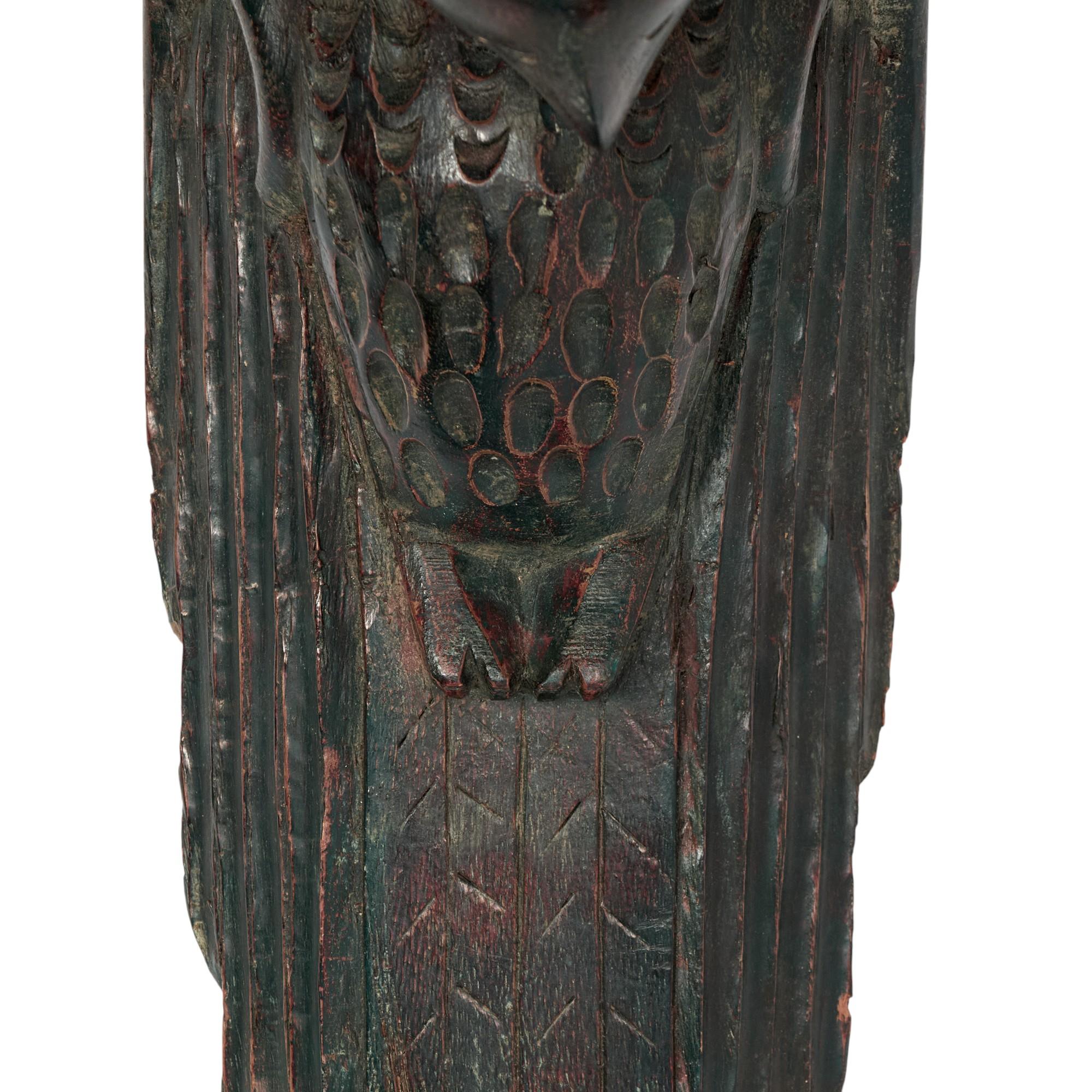 Art Deco Anglo Indian Bird Wall Bracket For Sale 1