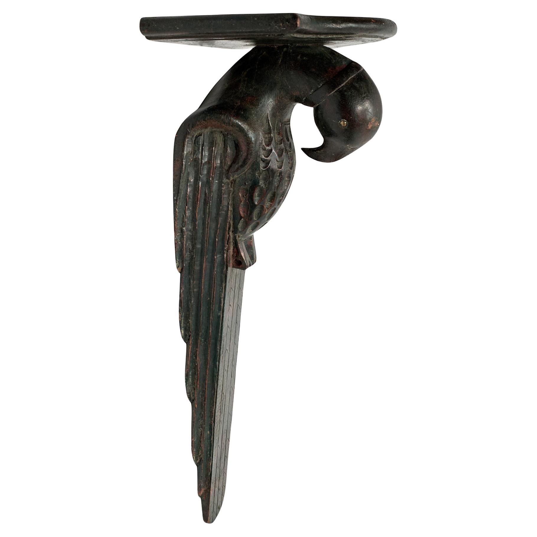 Art Deco Anglo Indian Bird Wall Bracket For Sale