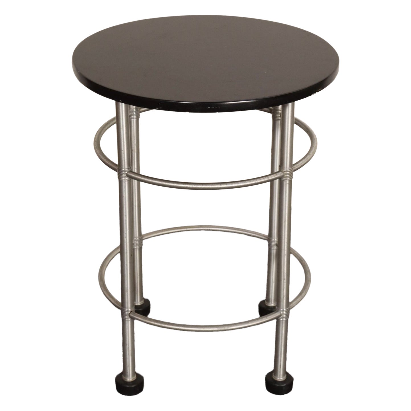 Table d'appoint / de cocktail en aluminium anodisé de style Art déco, par Warren McArthur en vente