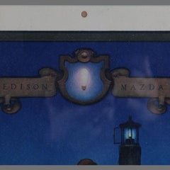 Art Deco Antique 1924 Maxfield Parrish the Venetian Lamplighter Full Calendar