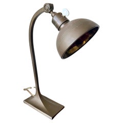 Art Deco antique brass table lamp. France, early 20th Century