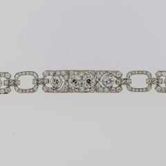 Arte Antiques Bracelet en platine avec diamants