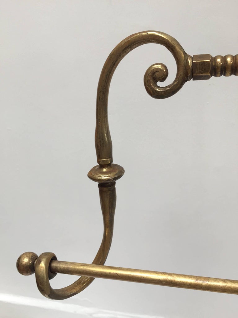 Art Deco Antique Gentleman Polished Brass Valet by Glo-Mar Artworks Inc ...