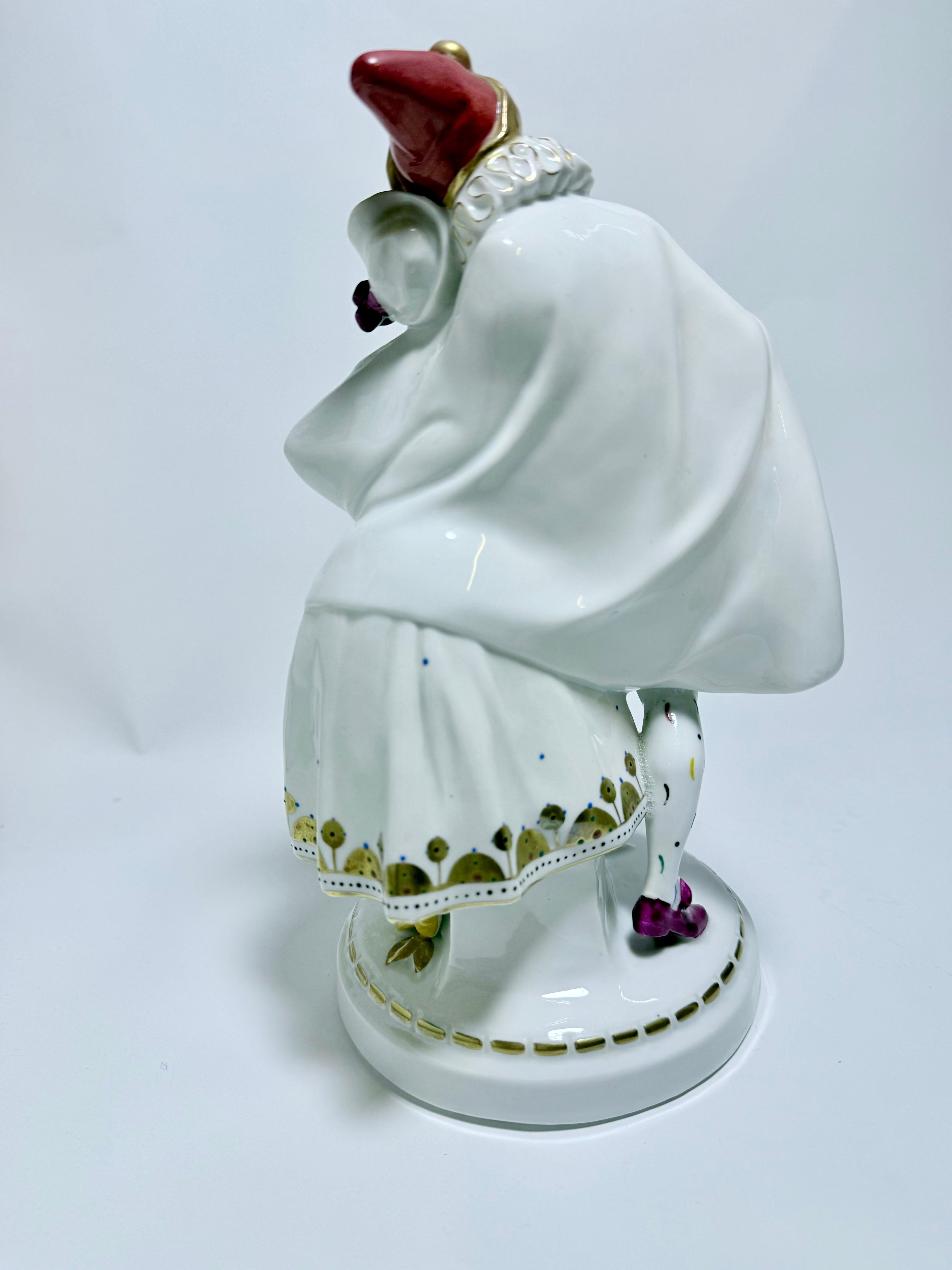 Art Déco Arte Antiques Arlecchino e Colombina Katzhütte, Turingia, 1930 ca. in vendita