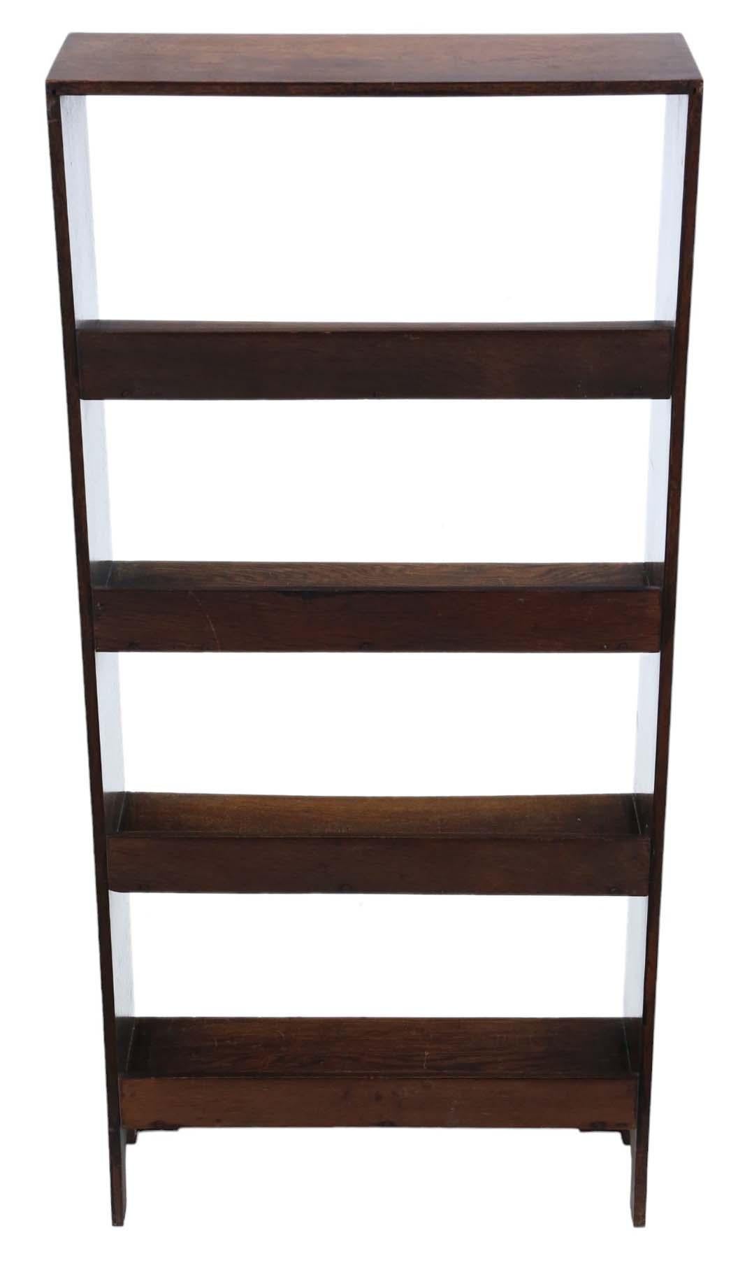Antiker Art-Déco-Bücherregal-Vitrinenschrank aus Eiche im Art déco-Stil - Qualität, ca. 1920er Jahre (Eichenholz)