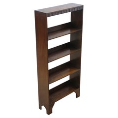 Art Deco Used Oak Bookcase Display Cabinet - Quality C1920 Piece