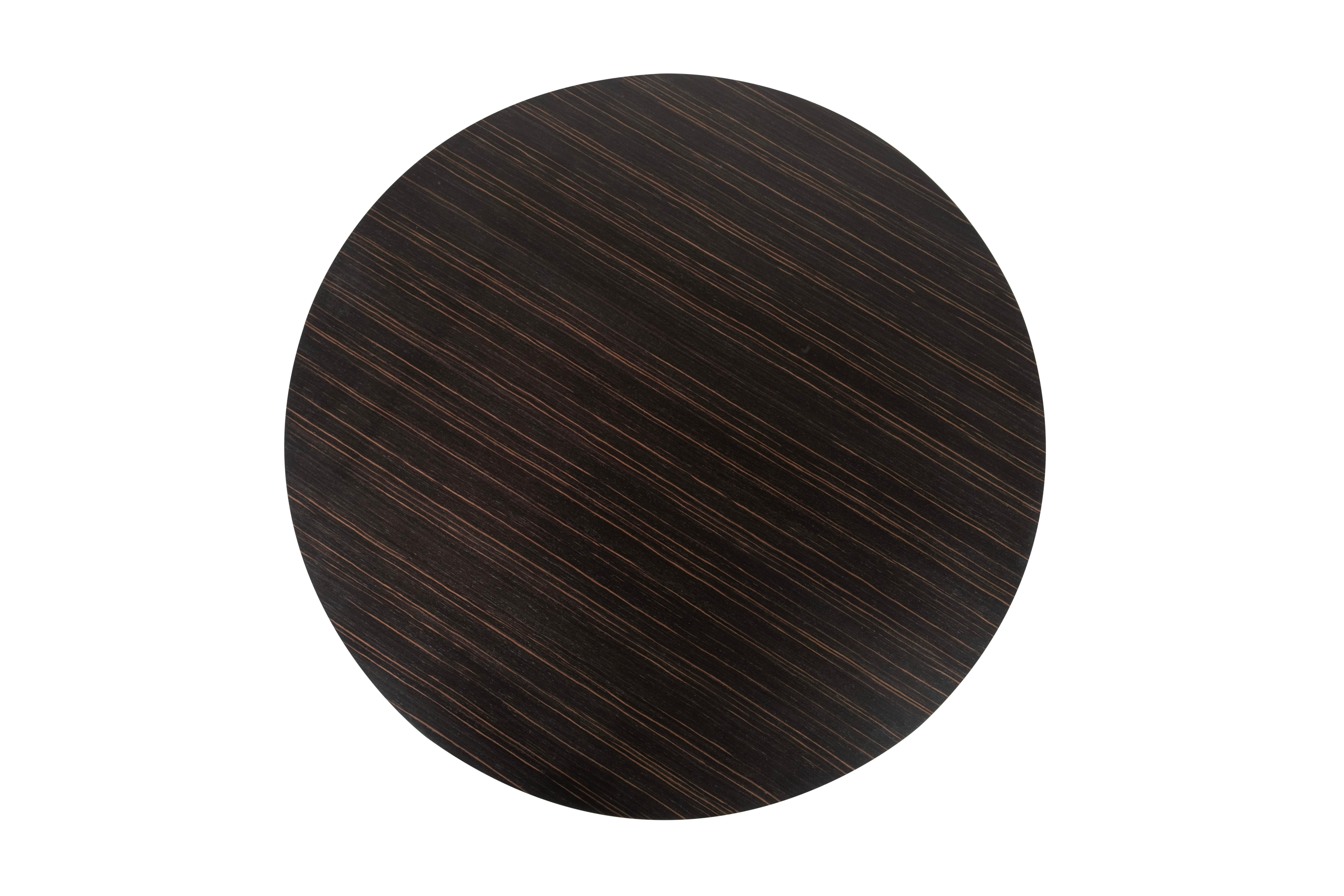 Mesa de comedor Art Decó Antuérpia, ébano de Macasar, latón, hecha a mano por Greenapple Hecho a mano en venta