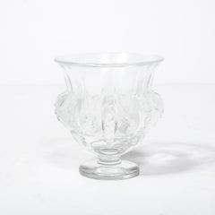 Art Deco Aperitif Glass with Molded and Frosted Detailing by Lalique