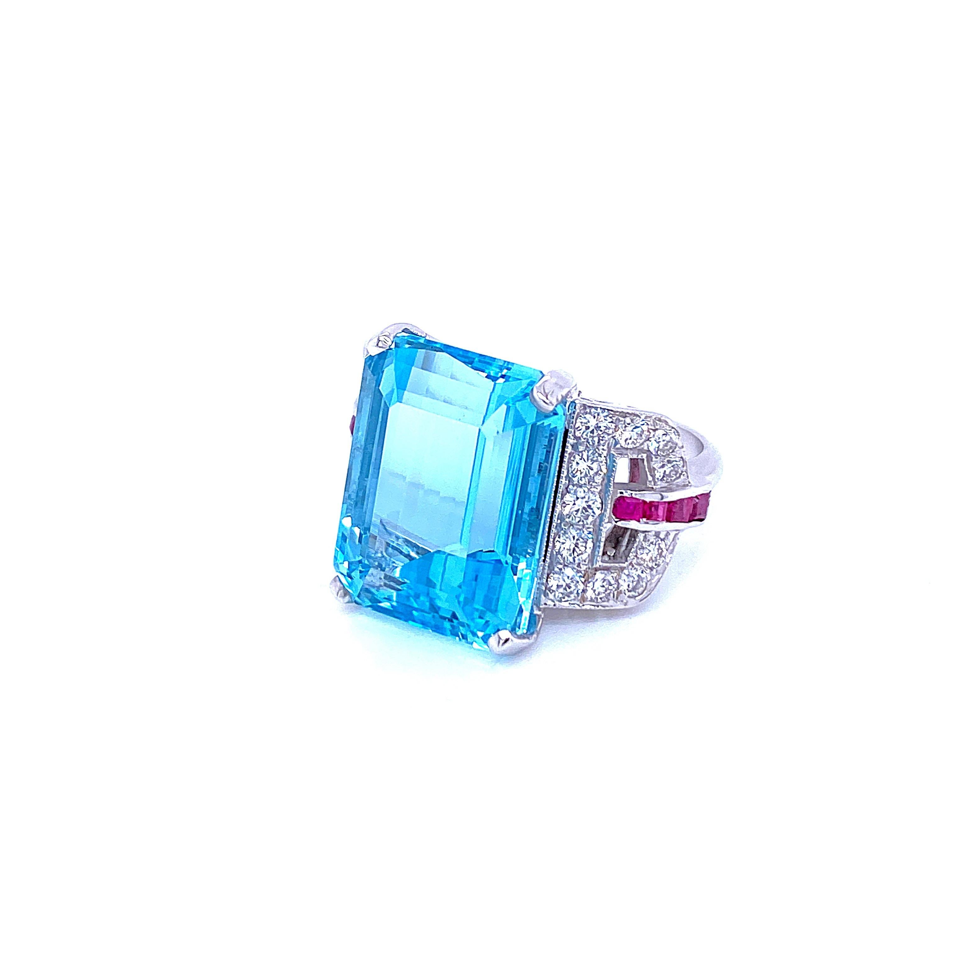 16 carat aquamarine ring