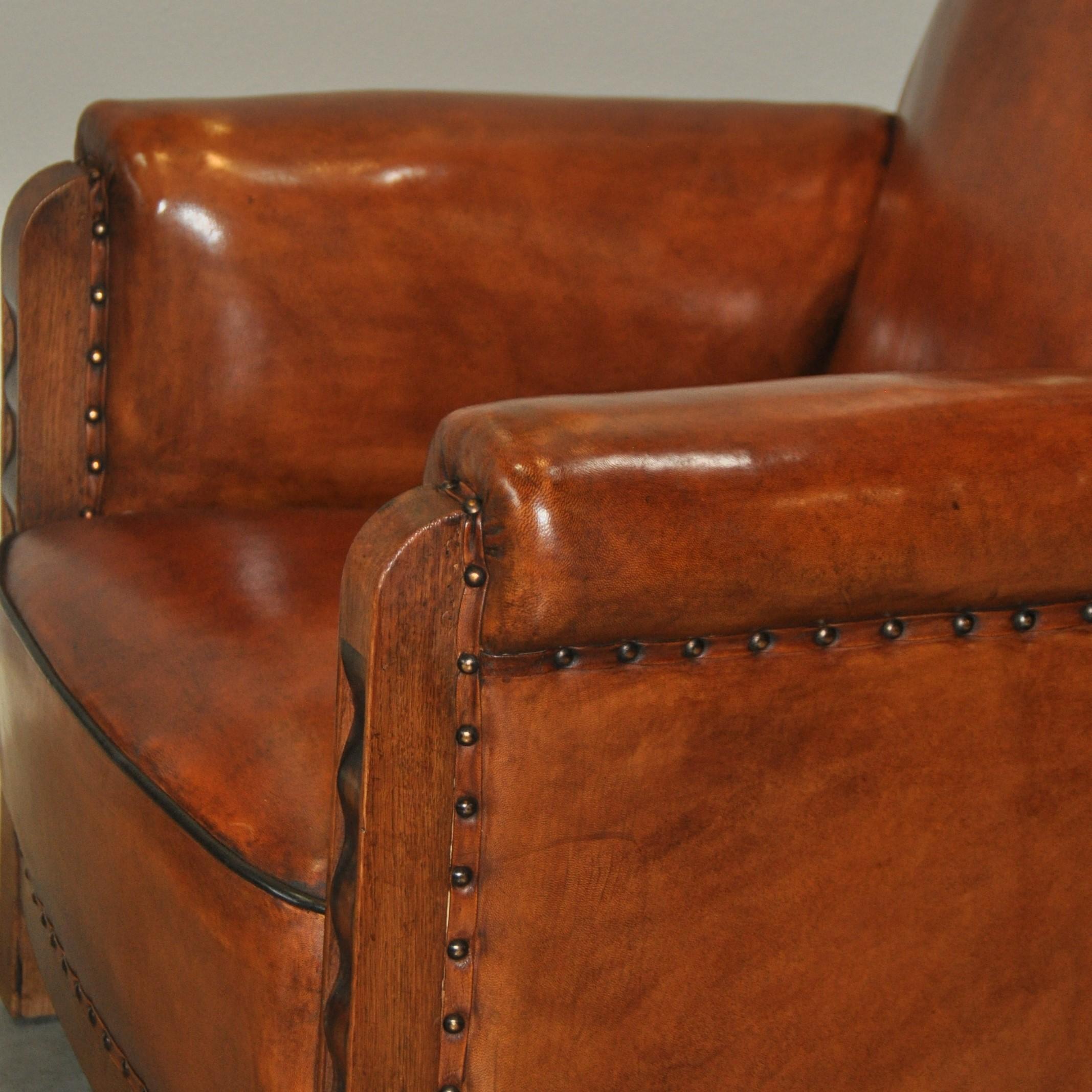 Art Deco Arm Chair with Coromandel and Sheep Leather, Netherlands, 1930s 5