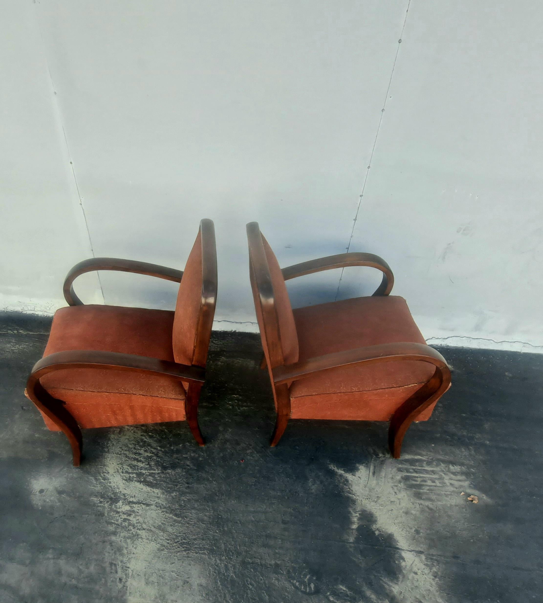 Art Deco Arm Chairs 1