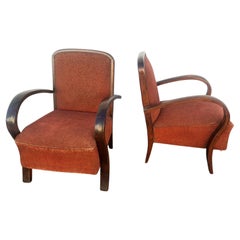 Vintage Art Deco Arm Chairs