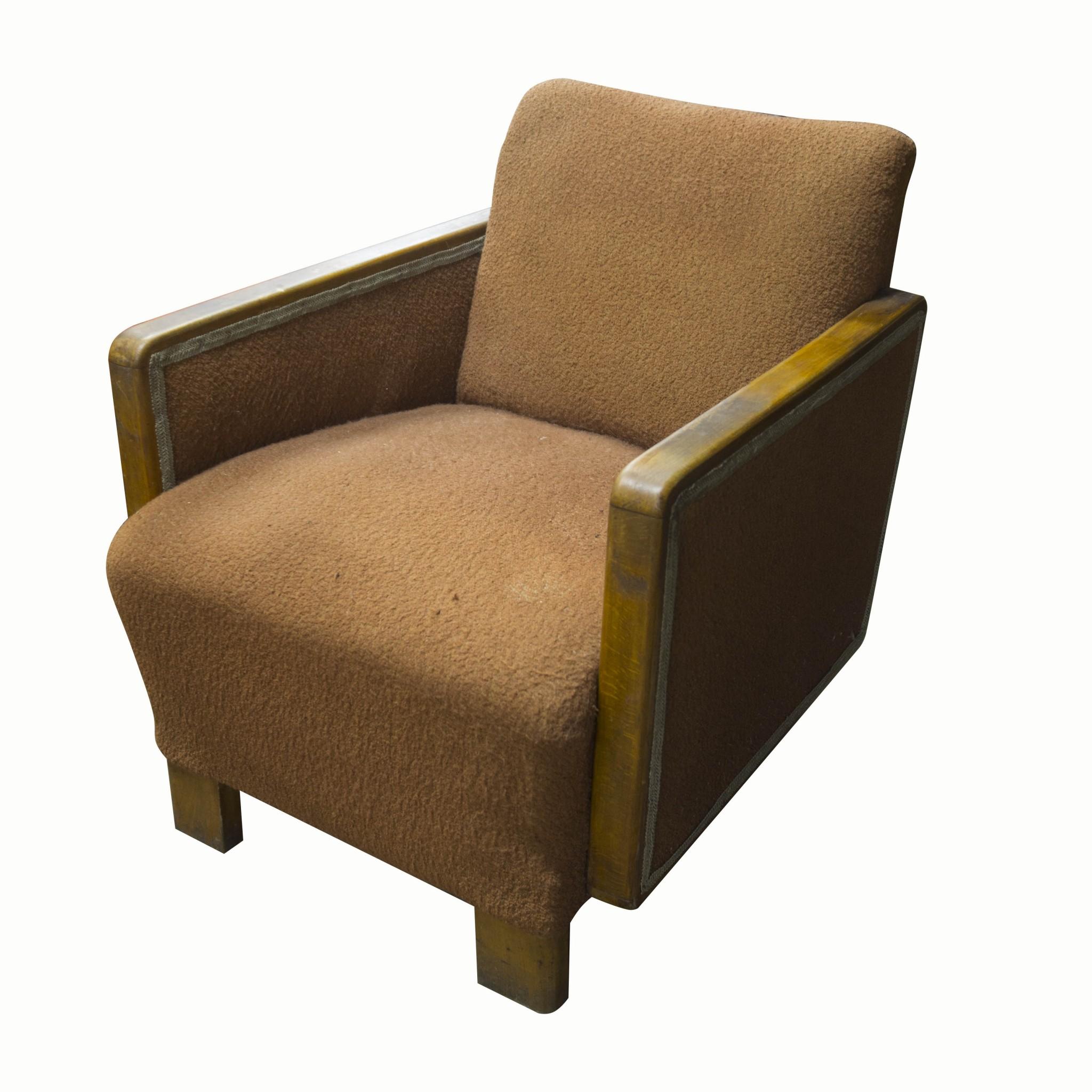 Art Deco Armchair, 1930's, Central Europe For Sale 1