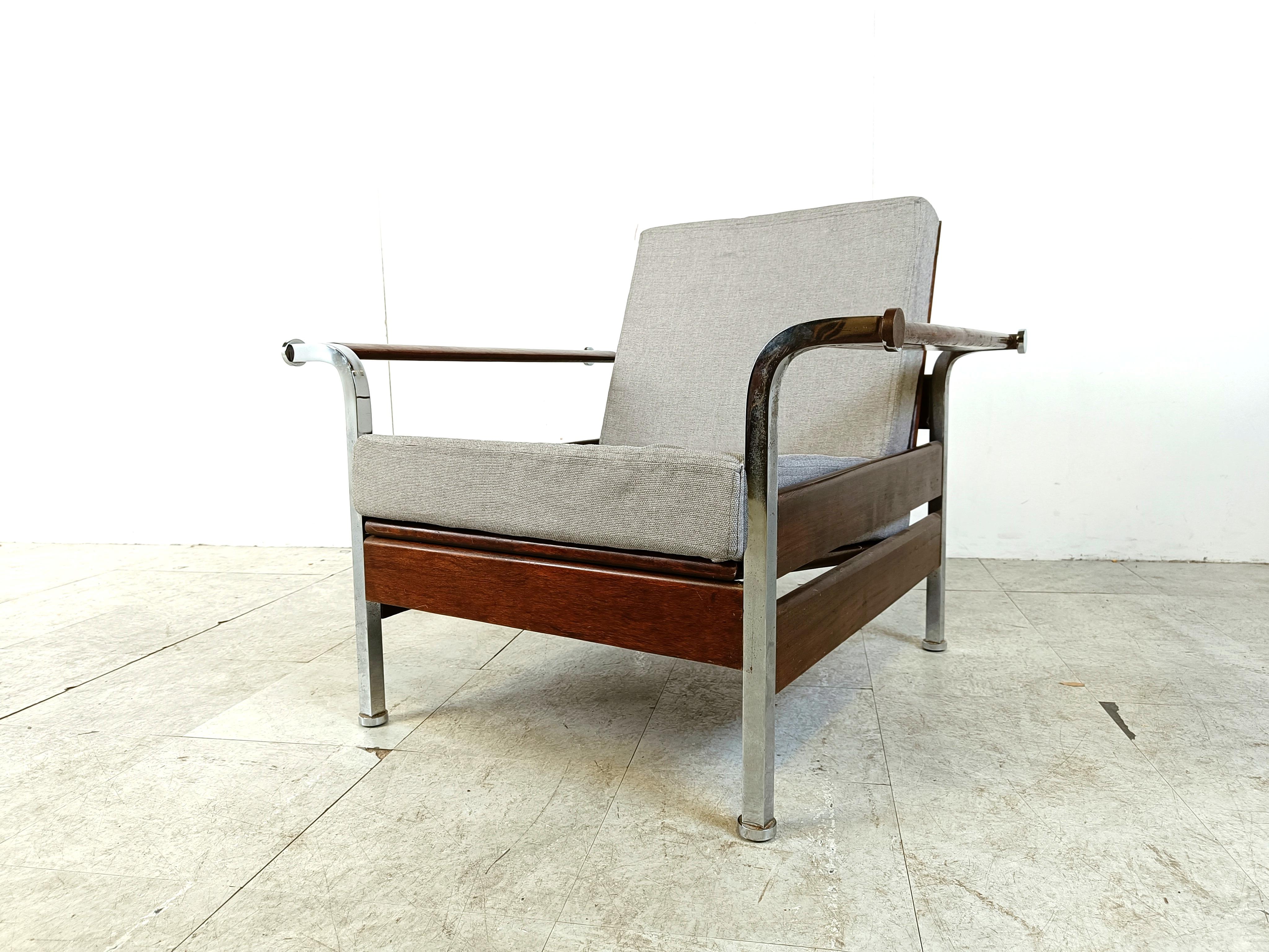 Art Deco Art deco armchair, 1950s For Sale