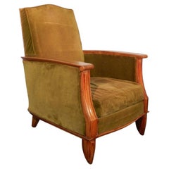 Vintage Art Deco Armchair Attributed to Maurice Jallot