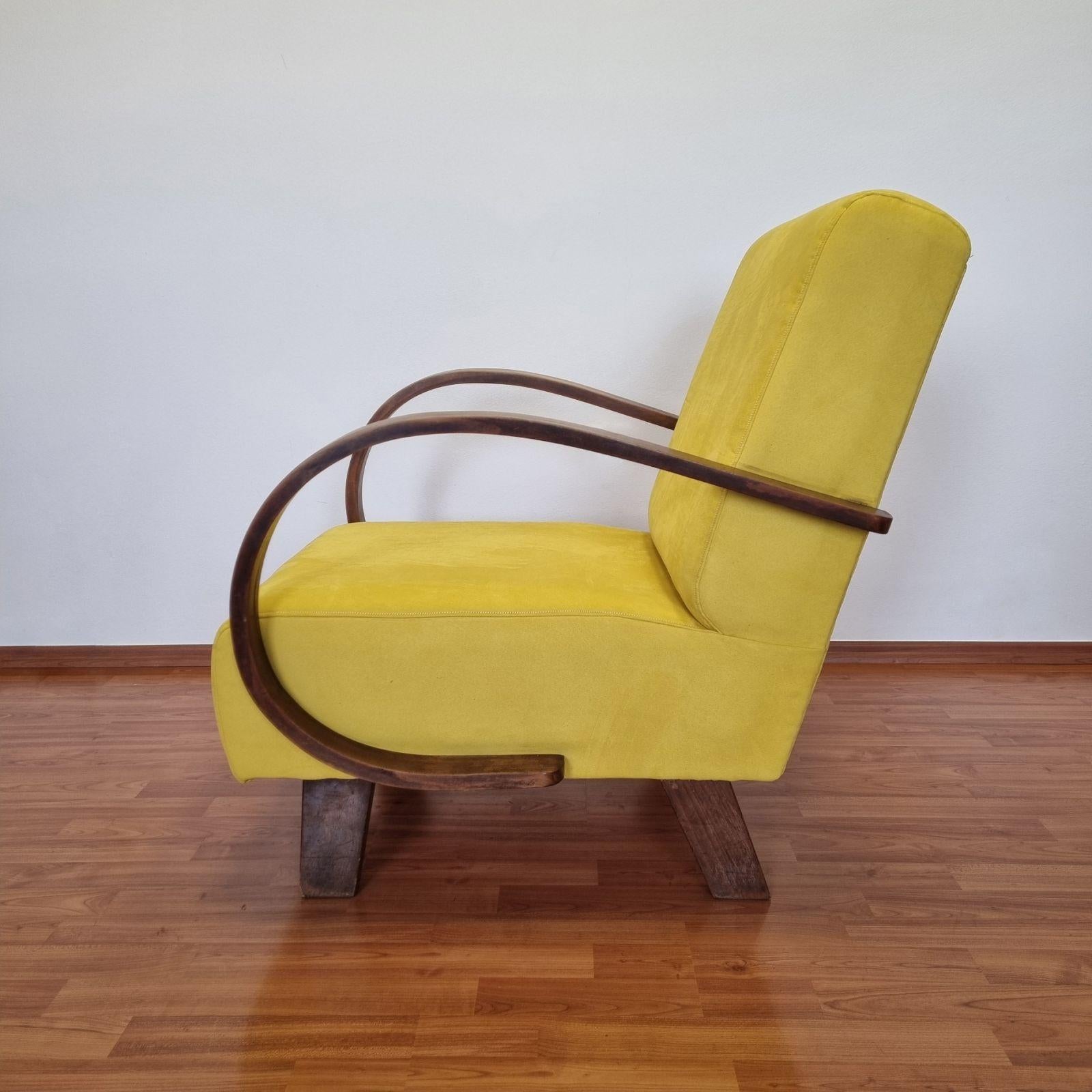 Austrian Art Deco Armchair, Austria 40s For Sale